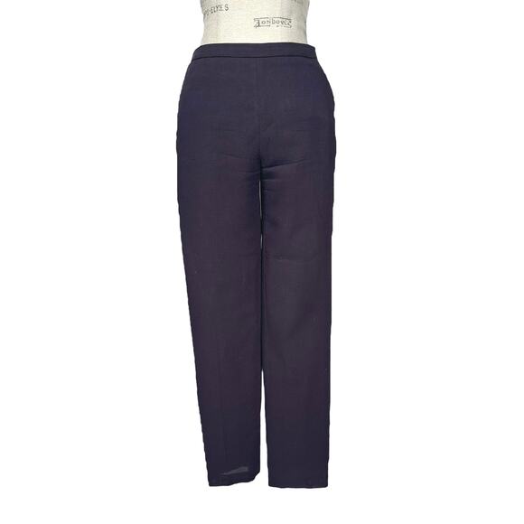 Reiss | Women | Camila Dark Plum Wool Textured Business Blazer Pant Suit | Sz 8 - Picture 5 of 16